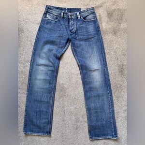 VTG Diesel Larkee Y2K Straight Leg Jeans Size 33x34 Button Fly